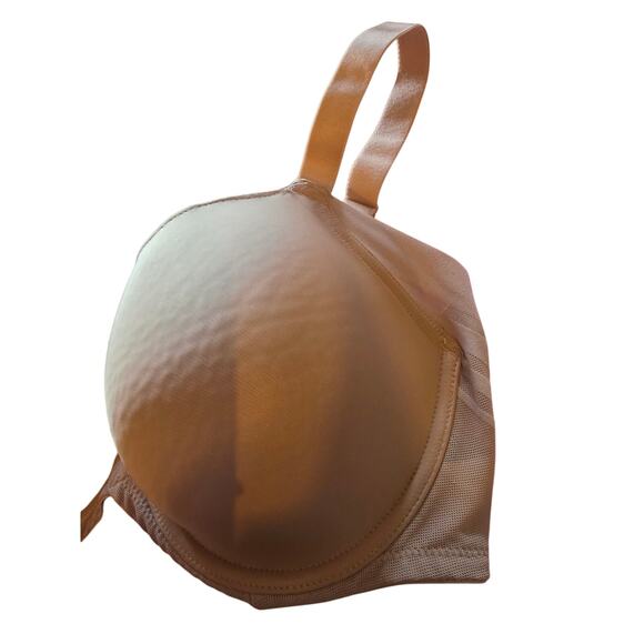 Paramour 34DDD Womens Bra Lined Underwired Adjustable Straps Tan Full Coverage - Picture 2 of 5